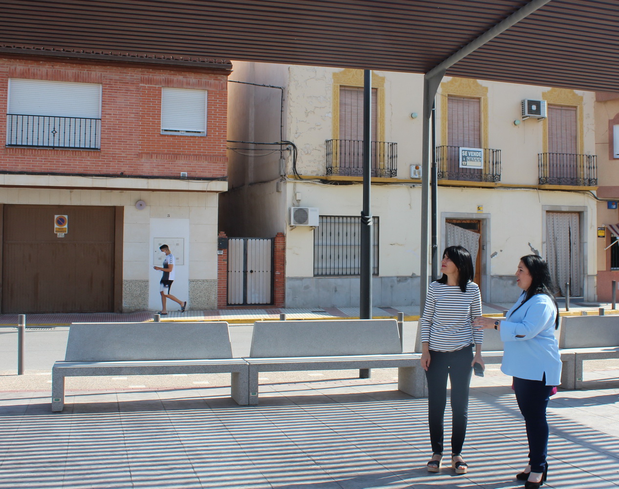 La subdelegada del Gobierno visita varias actuaciones desarrolladas en el municipio de Chauchina con cargo al PFEA